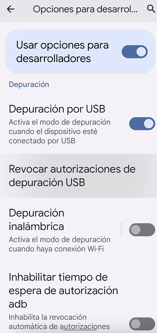 Activar las opciones de desarrollador en un móvil Android Pere Martra