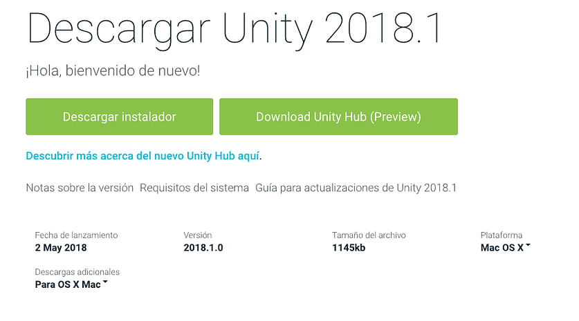 Migrando a Unity 2018